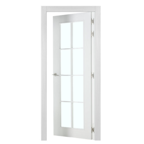 Pack 5 rodapié lacado blanco 70x15x2200 26 puerta marsella blanco de apertura derecha de 72.5 cm