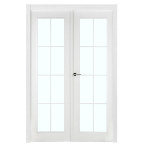 Tablero aglomerado con 4 cantos pino de 59,7x120x1,6 cm (anchoxaltoxgrosor) 26 puerta marsella blanco de apertura derecha de 125 cm