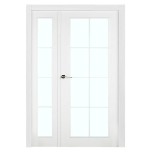 Puerta de interior corredera viena gris de 62.5 cm 27 puerta marsella blanco de apertura derecha de 125 cm