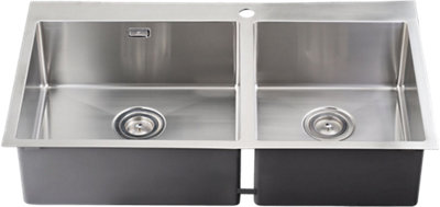 fregadero 2 senos 90 cm