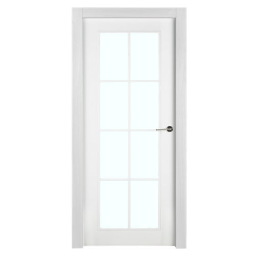 Revestimiento de pared de pvc serie bali artens azul 25 puerta marsella blanco de apertura izquierda de 92.5 cm