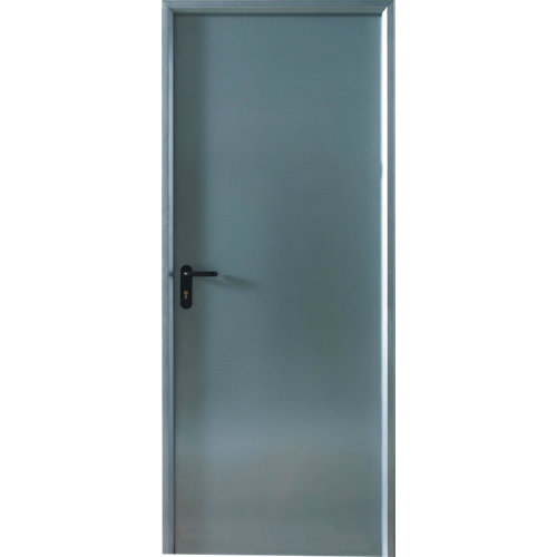 Puerta metálica derecha acero galvanizado/acero galvanizado de 200x79 cm