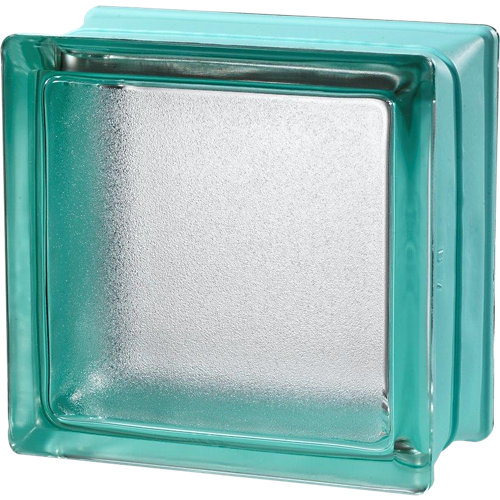 Bloque de vidrio mint 14,6x14,6x cm