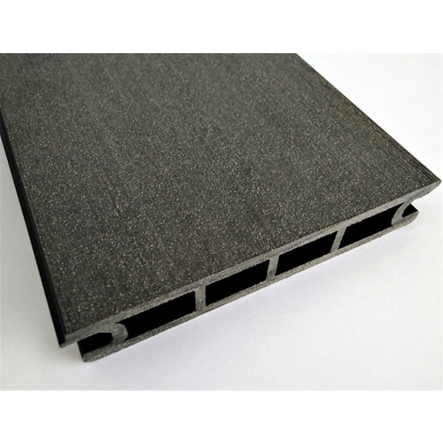 Lama de fachada composite negro 14x230 cm y 22.5 mm