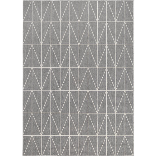 Alfombra polipropileno broadway gris 140x200cm