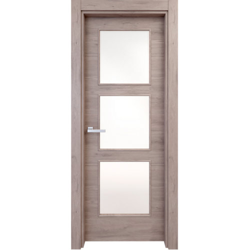 puerta oslo gris de apertura derecha de 62.5 cm