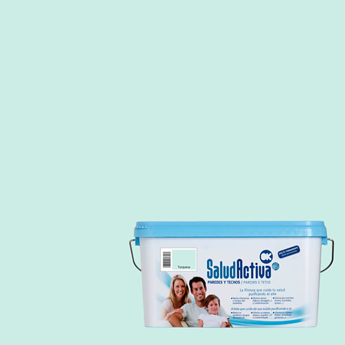 Pintura interior mate reveton pro 4l 0804-g90y blanco lino luminoso 17 Pintura interior salud activa 4l turquesa claro