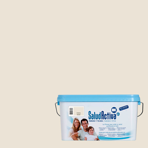 Pintura interior salud activa 15l crema suave