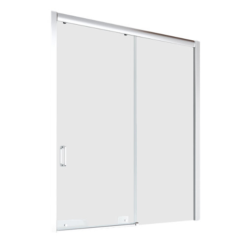 Mampara de bañera cool transparente perfil cromado 144x150 cm de la marca Vanguard en acabado de color Gris / plata fabricado en Varios, ver descripción