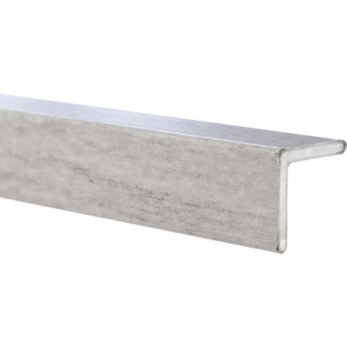Perfil de aluminio gris de 2,7 m