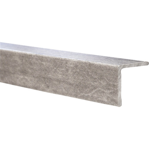 puerta praga blanco de apertura derecha de 105 cm 25 Perfil de aluminio gris de 2,7 m
