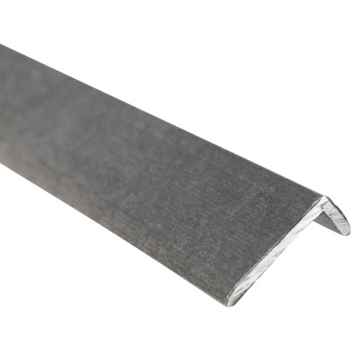 Cubrecanto en l de aluminio gris de 2 m