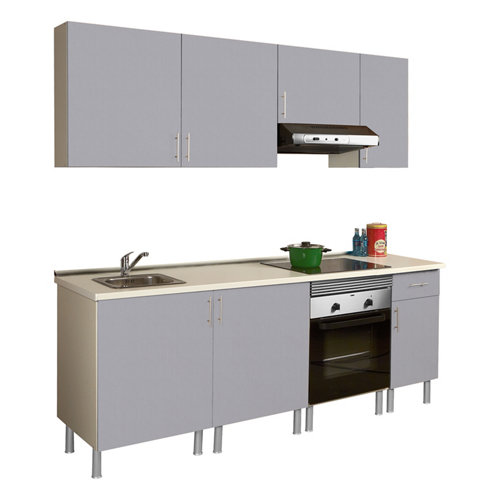 Composición de cocina basic gris 2 20 m