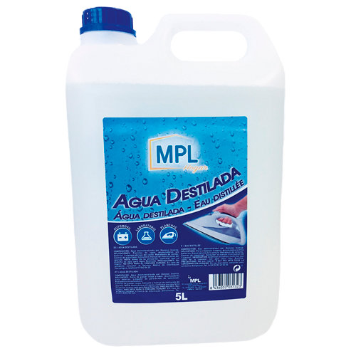 Agua destilada mpl 5 l transparente