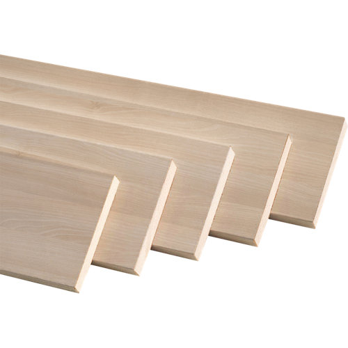 Kit de 5 jamba plana mdf acacia 70 x 10 mm