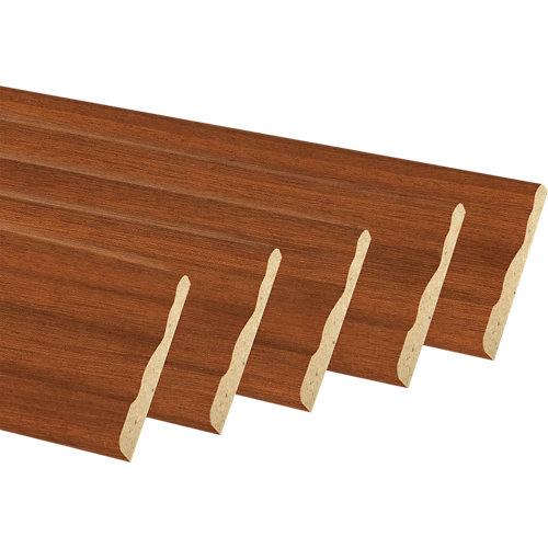 Kit de 5 jamba plana mdf sapelly 70 x 10 mm