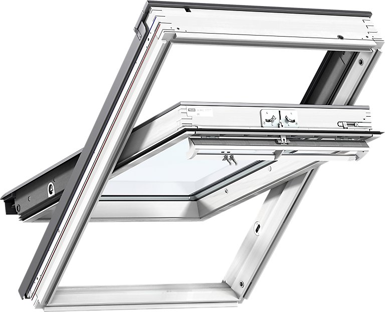 Ventana De Techo Pivote Central Manual Ggl Mk04 2070 De 78x98 Cm Leroy Merlin