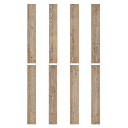 Puerta doble acristalada berna roble gris 130x125(62+62)cm i 25 Lama vinílica clic artens forte old xl