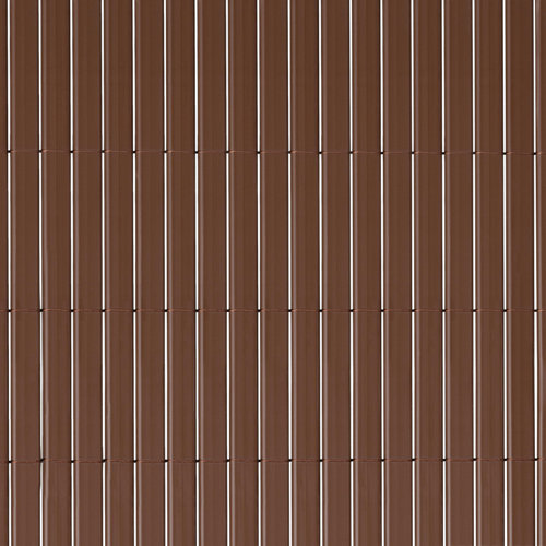 Cañizo de pvc marrón doble naterial de 1x3 m