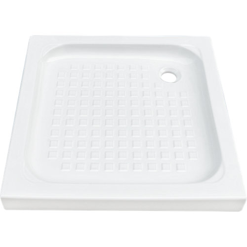 Plato ducha cuadrado blanco 80x80 cm