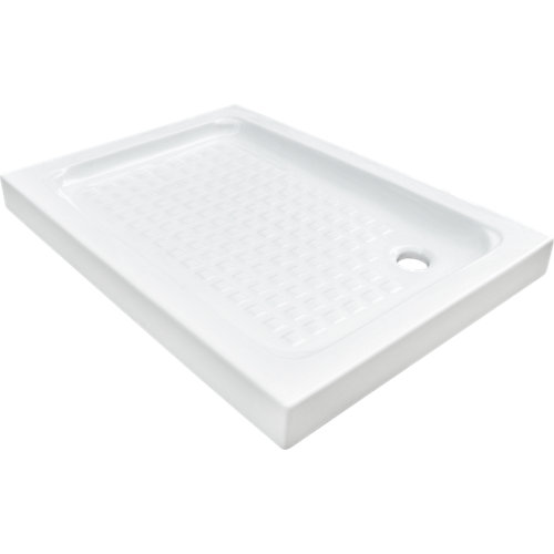 Plato ducha rectangular blanco 100x70 cm