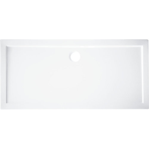 Plato de ducha essential 140x70 cm blanco