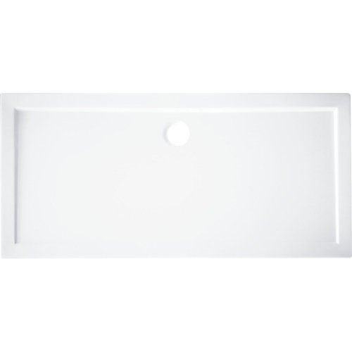 Plato ducha rectangular blanco 140x80 cm