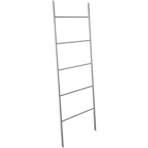 Escalera toallero loft gris / plata cepillado 42x153 cm