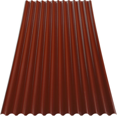 Placa Ecolina siena roja 1,2x1,1 m