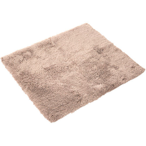 Alfombra de baño dune rectangular taupe 65x55 cm