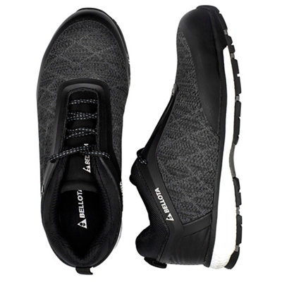 Zapatos de BELLOTA 72224KB38S1P negro / gris T38 · MERLIN
