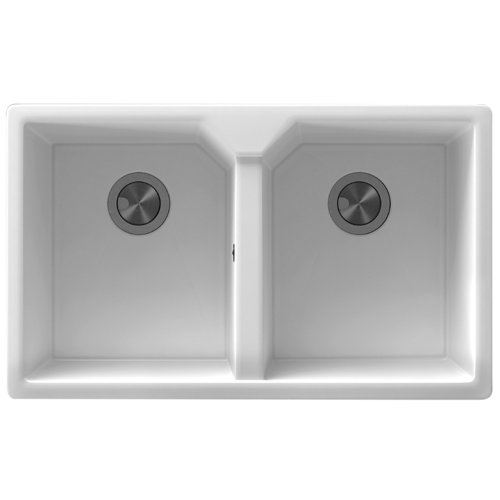 fregadero dos senos 80 cm