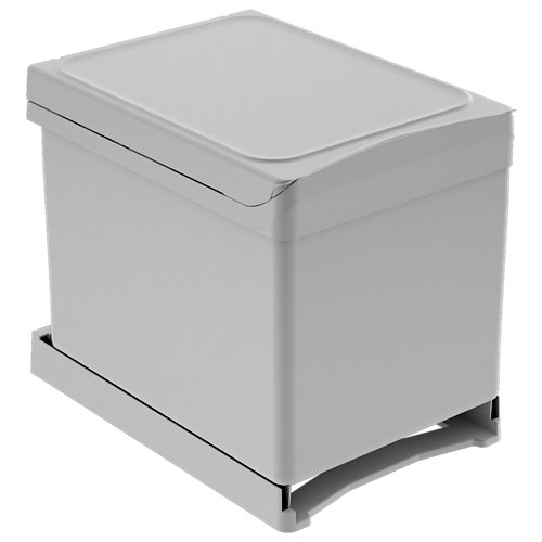 Cubo de basura en kit de 2 x 18 litros 34,3x37,2 cm