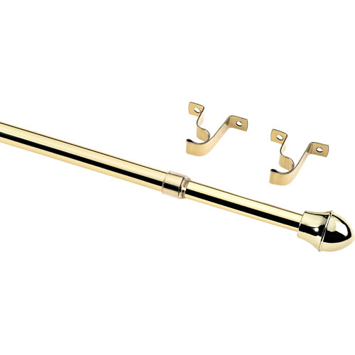 Portavisillos ø 12 mm oro de 75-120 cm