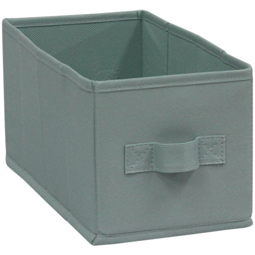 Kit de peldaños ringline para escalera de diametro 118cm cromo/nogal 27 Cesta de tejido de 15x31x15 cm plegable