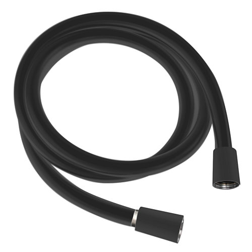 Flexo de ducha maier complementos 175 cm negro mate de la marca MAIER en acabado de color Negro fabricado en PVC