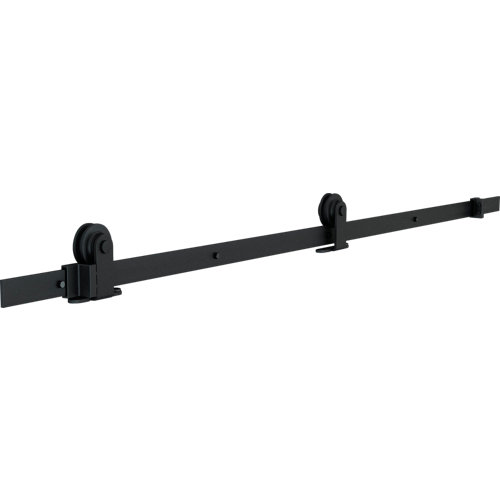 puerta bari blanco de apertura izquierda de 125 cm 28 Guía puerta corredera industrial negro 180 cm