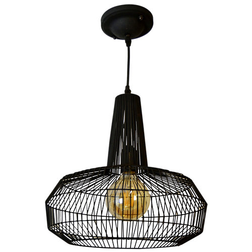 Lámpara de techo aina negra