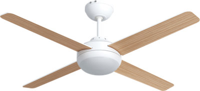 Ventilador de techo con luz led inspire shamal 132 cm blanco dc