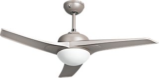 Ventilador de techo con luz INSPIRE Guillin 132 cm Gris AC Ventilador de techo con luz INSPIRE Guillin 132 cm Gris AC