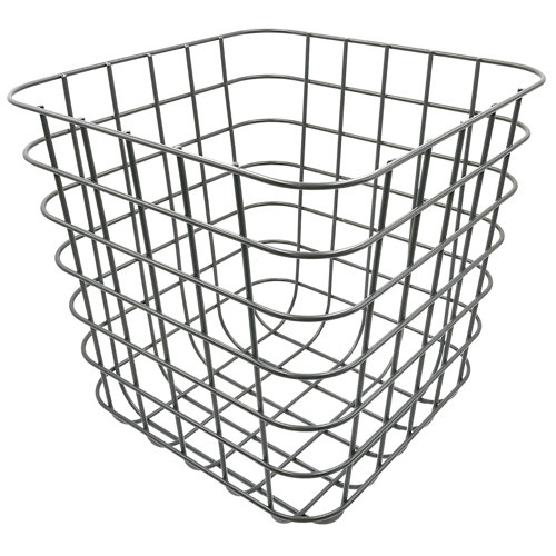 Cesta de metal de 31x31x31 cm