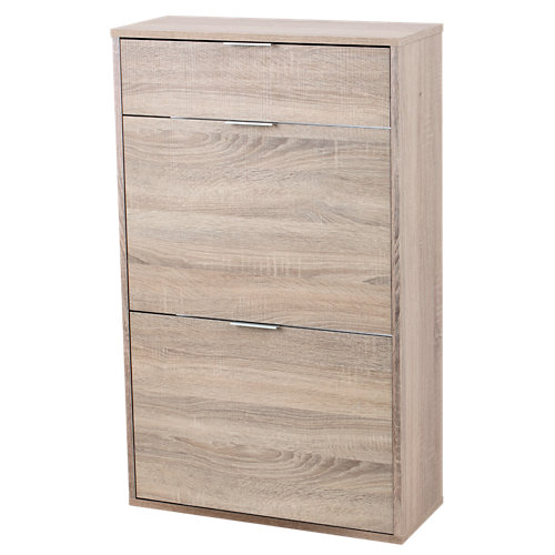 Puerta ciega berna acacia 110x 62,5 cm i 24 Zapatero one roble cambrian para 10 pares de 61.3x100x25 cm