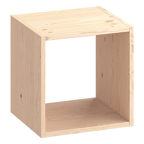 Estantería spaceo kub 1 cubo pino 36x36x31. 7cm