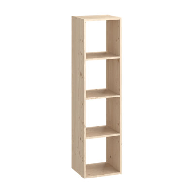 Estantería SPACEO KUB 4 cubos pino 139. 3x36x31. 7cm