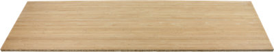 Encimera madera maciza Bamboo bordes rectos 65x245x3,8 cm