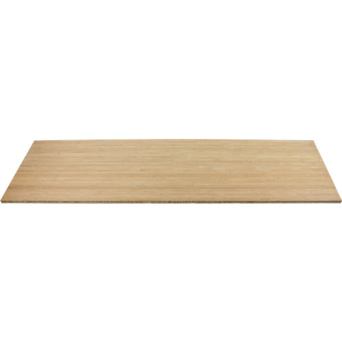 Encimera madera maciza bamboo bordes rectos 65x245x3,8 cm