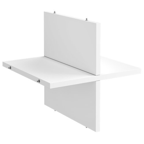 Zócalo mdf artens 8 cm gris mod012 23 Cruceta spaceo kub blanco 33x33x31.5cm