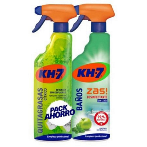 Pack kh-7 quitagrasa y desinfectante de baños y cocinas sin lejía