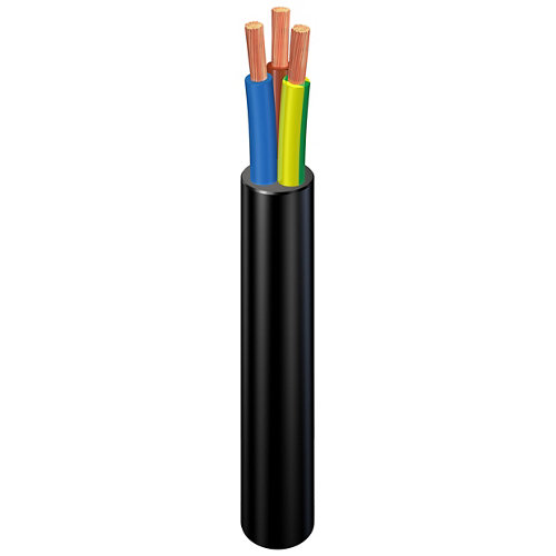 Cable eléctrico rvk 2 hilos de 1.5 mm2 100 metros negro