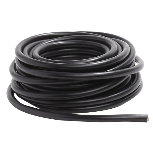 Cable eléctrico corte rv-k 2x10 mm² negro mín 25 m - máx 1 50 m